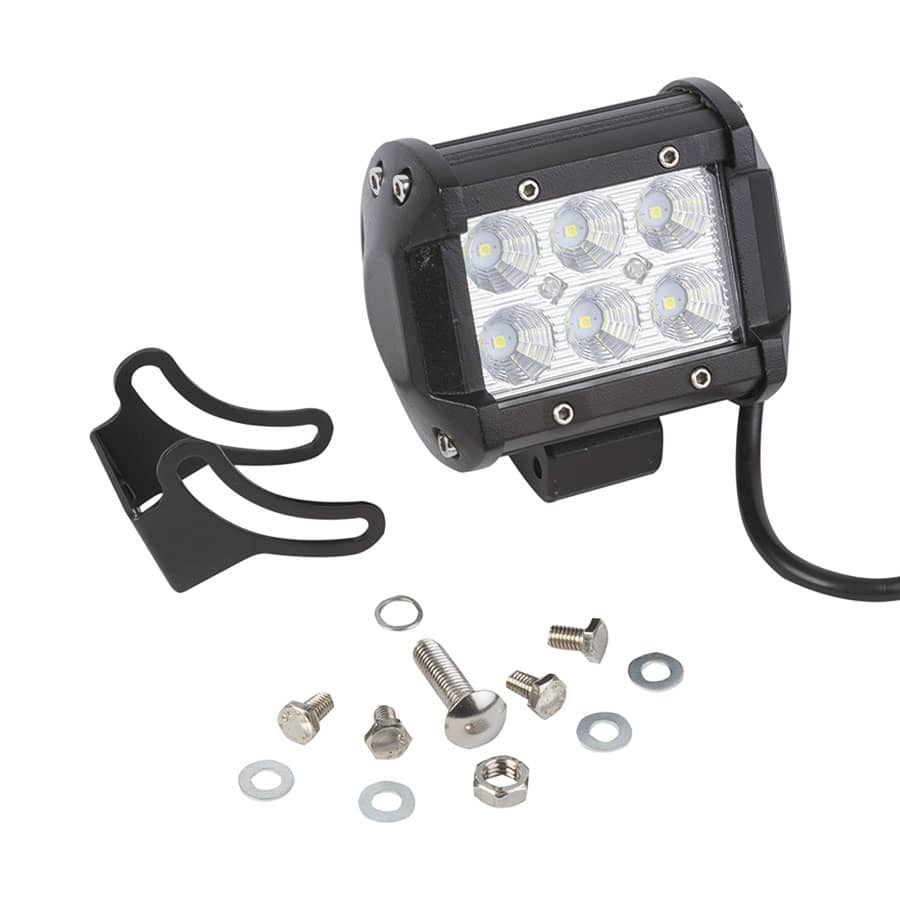 Faros auxiliares 6 LED, 18 watts, unboxing