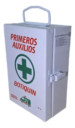 Botiquín de primeros auxilios de chapa 32 ítems mod. CA