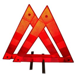 Par de balizas triangulares reflectivas económicas viales