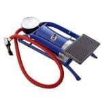 Inflador de pie de 1 cilindro - manómetro y picos incluidos