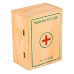 Botiquín Primeros Auxilios Madera Plastico 30 Elementos Modelo Mol