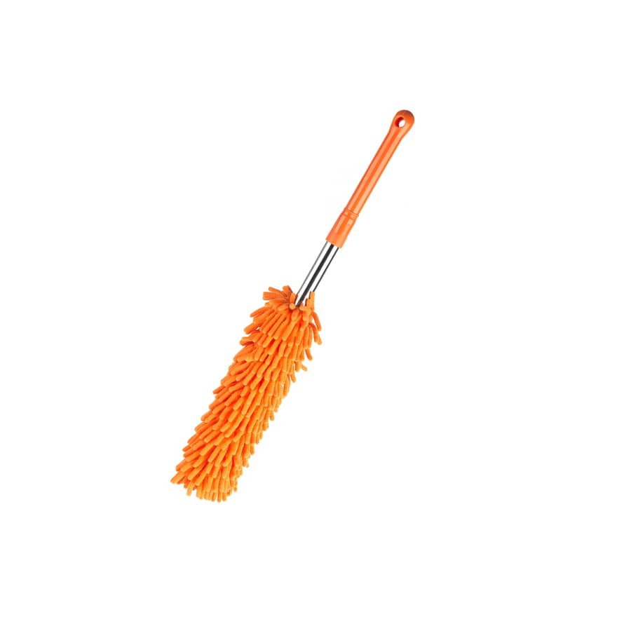 Yu2d - Plumero telescópico de microfibra extensible para limpieza del  hogar, mango de polvo (naranja)