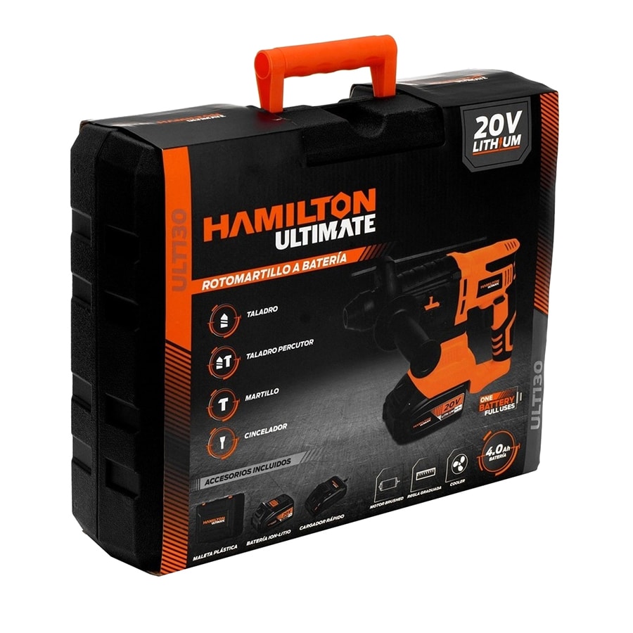 Atornillador Impacto 1/4 Bateria 20v Hamilton Inalambrico - EVER SAFE®