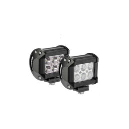 Par De Faros Auxiliares 18w 6 Led Cree Autos Motos Off Road