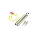 Kit Barra Drl Cob 17cm Ojos De Angel 60/80mm + Par T10 9p